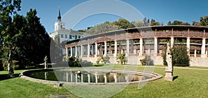 Lysice Castle Park north of Brno