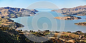 Lyttleton Harbour Panorama, New Zealand