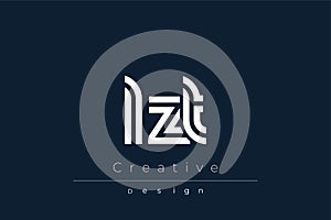 LZT Creative Unique Modern Letter Logo Design