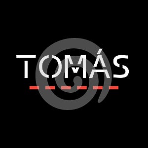 TomÃ¡s name in the world photo