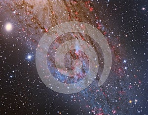 M31 Andromeda Galaxy Closeup photo