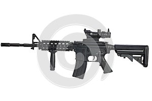 M4 assault rifle isolated