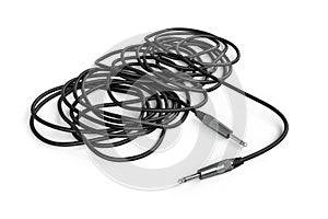 Audio cable with jack plugs