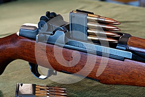 M1 Garand with Ammo and Clip photo