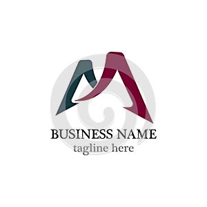 M Letter logo business