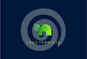 M Letter Logo Design Vector