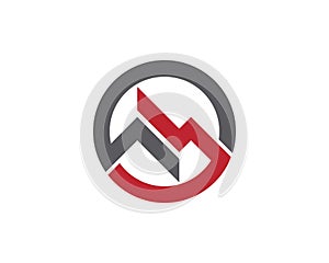 M Letter Logo Template Vector Icon