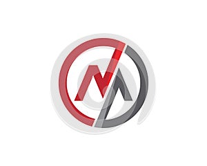 M Letter Logo Template vector