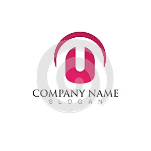 M Letter Logo Template