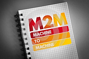 M2M - Machine to Machine acronym