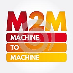 M2M - Machine to Machine acronym