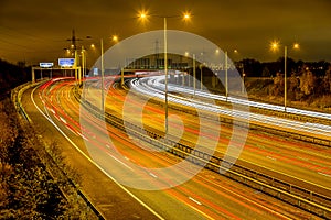 M60 Motorway,next to Sale Water Park (Manchester,UK)