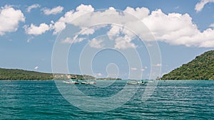 M\'Pai Bay and fishing boats at Koh Rong Samloem