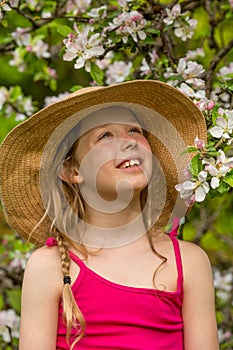 M portrait hat tree flowers 4