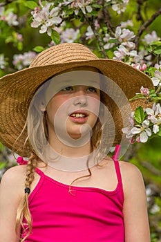 M portrait hat tree flowers 5