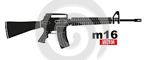 M16 rifle photo