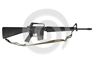 M16 rifle with 20-round magazine Vietnam War period photo