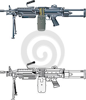 M249 SAW light Machine gun