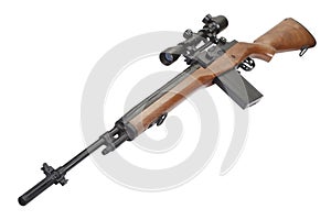 M14 sniper rifle photo
