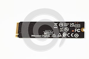 M.2 solid state drives for computer - NVME PCIe with m key back side