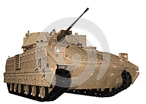 M2 Bradley Fighting Vehicle in Desert Brown