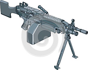 M249 SAW light Machine gun