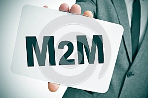 M2M, for the machine to machine technologies