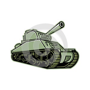 M4 Sherman Medium Tank Mascot