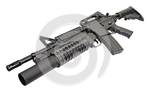 M4A1 carbine with an M203 grenade launcher