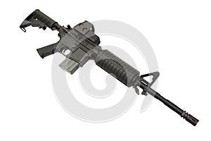 M4A1 carbine with optical gunsight