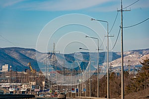 The M5 highway leading to the mountains!