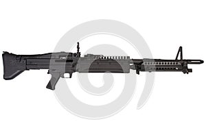 M60 machine gun isolated on white