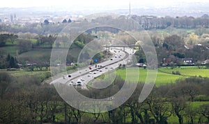 M61 motorway near Chorley.