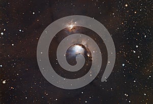 M78 nebula taken throught telescope