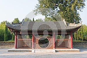 Ma Chao Tomb, Mianxian County, Shaanxi, China. Ma Chao(176â€“222) was a military general and warlord.