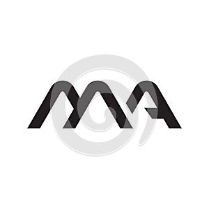 ma initial letter vector logo icon