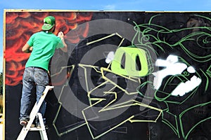 A ma painting on the wall