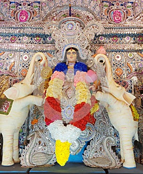 Maa Kamala another form of Maa Kali, she is last Mahavidya according to hindu mythology. photo
