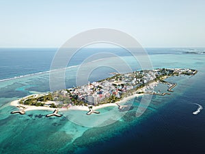 Maafushi Island in Maldives by DJI Mavic Pro photo
