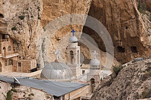Maaloula, Syria 04/14/2009 small Christian town before the war now in ruins photo
