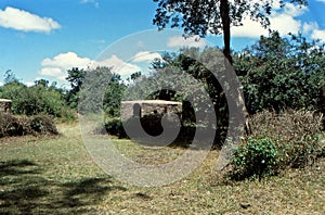 Maasai hut homestead, Bomas, Nairobi, Kenya