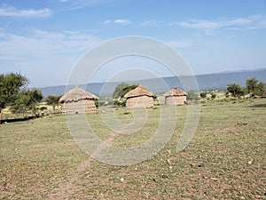 Maasai Village in the Rift Valley, Tanzania