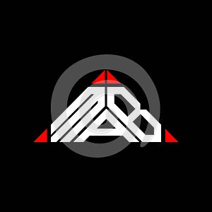 MAB letter logo creative design with vector graphic, MAB
