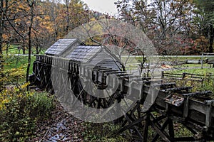 Mabry Grist Mill Millrace Blue Ridge Parkway photo