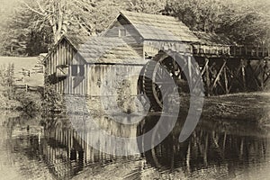 Mabry Mill in Antique Tones