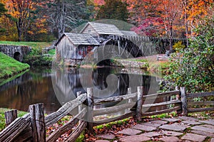 Mabry mill, blue ridge parkway, virginia