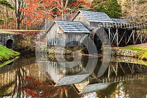 Mabry Mill on the Blue Ridge Parkway in Virginia, USA photo