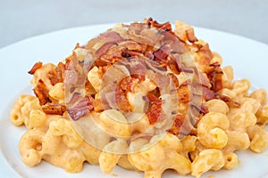 Mac and cheese with bacon