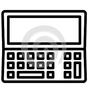 mac, mini computer Isolated Vector Icon That can be easily edited in any size or modified.