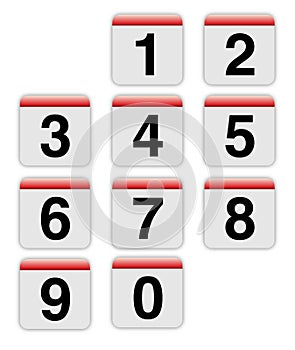 Mac style numbers
